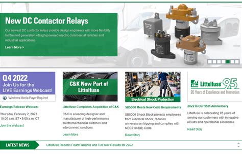 Circuit Protection, Fuses, Power Control & Sensing Solutions.